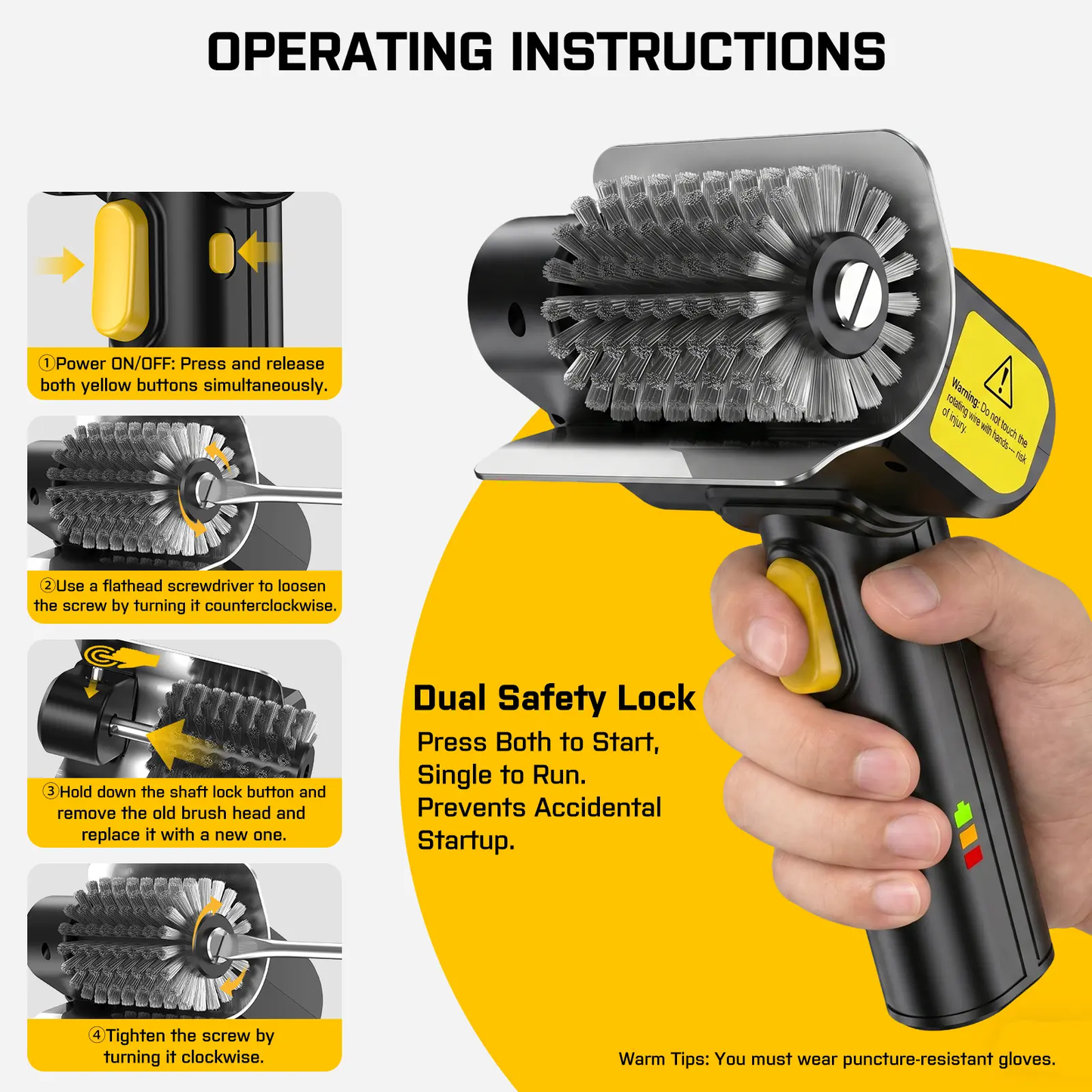 Electric Grill Cleaning Brush